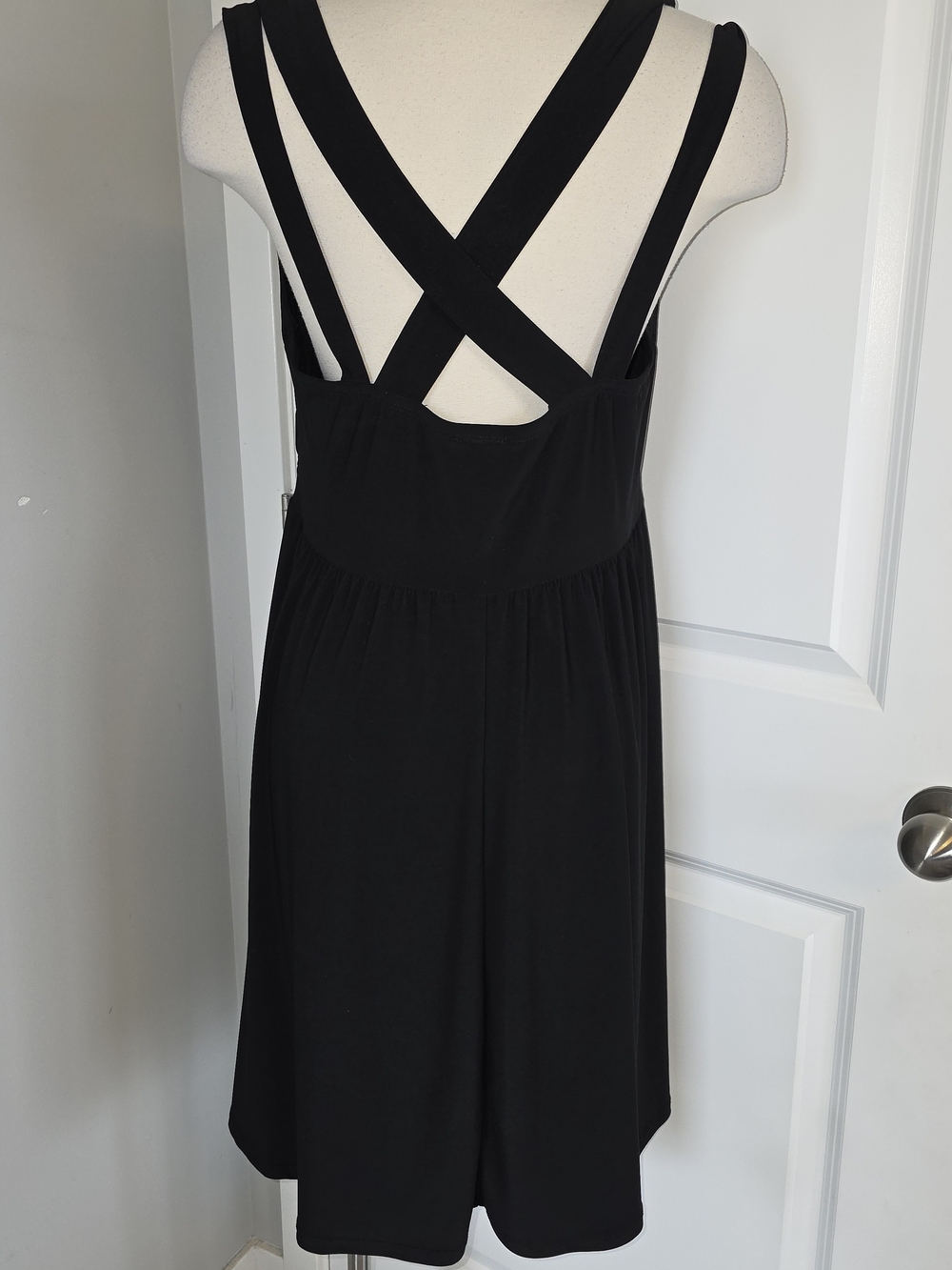 torrid Little Black Dress Black Cross-Strap Strapless Dress Plus Size 1
